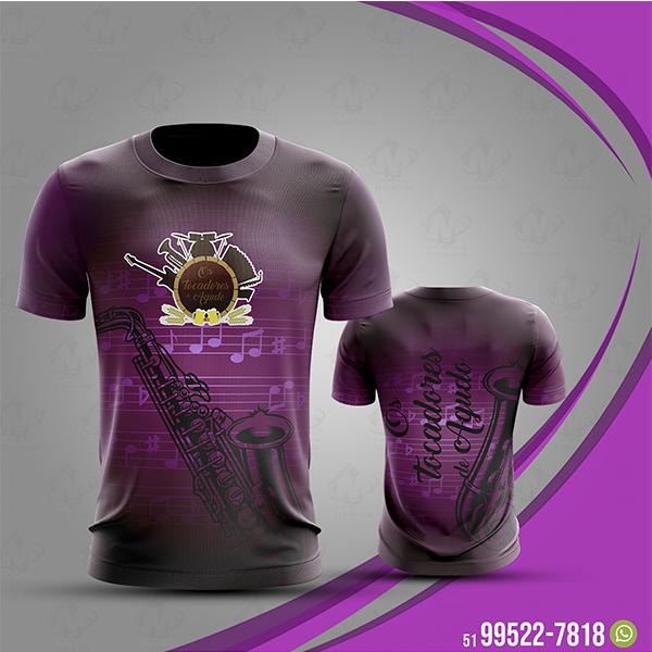 Camiseta Padrão - Manga Curta - Ref. 041 Tecido Dry Fit com Elastano -  Gráfica Mainardi