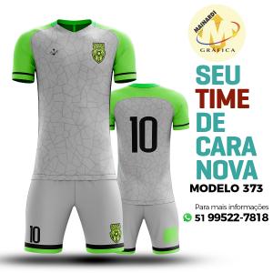 Camiseta de Futebol - Modelo 0373   Impressão Total do Tecido   