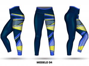 Legging personalizavel - Modelo 04 Tecido Fitness Stretch     