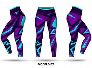 Legging personalizavel - Modelo 07 Tecido Fitness Stretch     