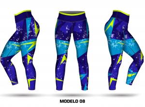 Legging personalizavel - Modelo 08 Tecido Fitness Stretch     