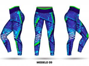 Legging personalizavel - Modelo 09 Tecido Fitness Stretch     