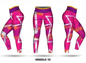 Legging personalizavel - Modelo 10 Tecido Fitness Stretch     