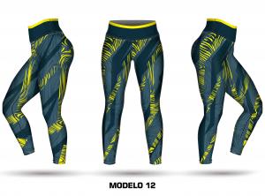 Legging personalizavel - Modelo 12 Tecido Fitness Stretch     