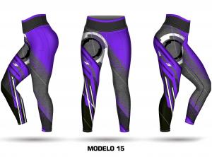 Legging personalizavel - Modelo 15 Tecido Fitness Stretch     