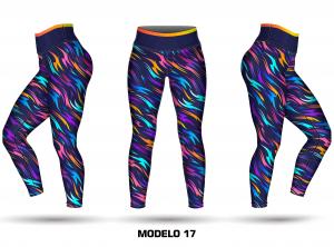 Legging personalizavel - Modelo 17 Tecido Fitness Stretch     