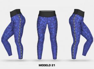 Legging personalizavel - Modelo 21 Tecido Fitness Stretch     