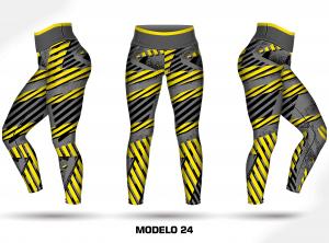 Legging personalizavel - Modelo 24 Tecido Fitness Stretch     