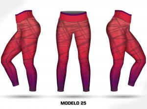 Legging personalizavel - Modelo 25 Tecido Fitness Stretch     