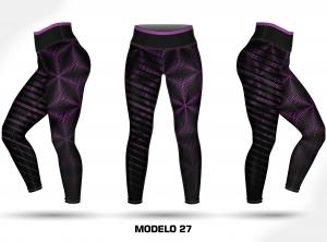 Legging personalizavel - Modelo 27 Tecido Fitness Stretch     
