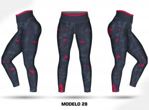 Legging personalizavel - Modelo 28 Tecido Fitness Stretch     