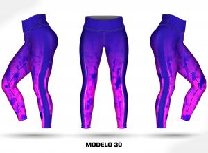 Legging personalizavel - Modelo 30 Tecido Fitness Stretch     