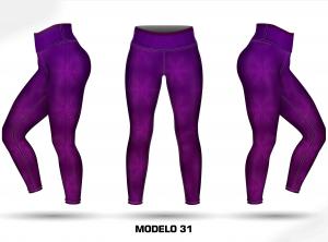 Legging personalizavel - Modelo 31 Tecido Fitness Stretch     