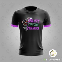 Ref. 148 - Camiseta Pilote como uma Trilheira - Dry Fit      