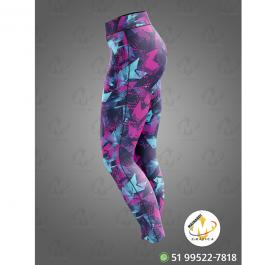 Ref. 183 - Legging Princesas Duas Rodas Tecido Fitness Stretch  Impressão Total do Tecido   