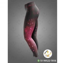 Ref. 184 - Legging Princesas Duas Rodas Tecido Fitness Stretch  Impressão Total do Tecido   